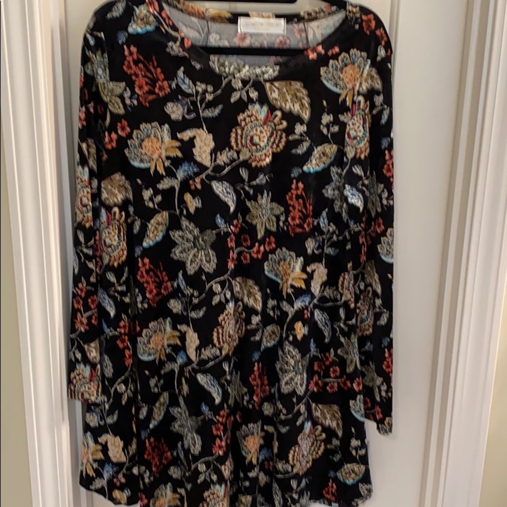 Velvet tunic
